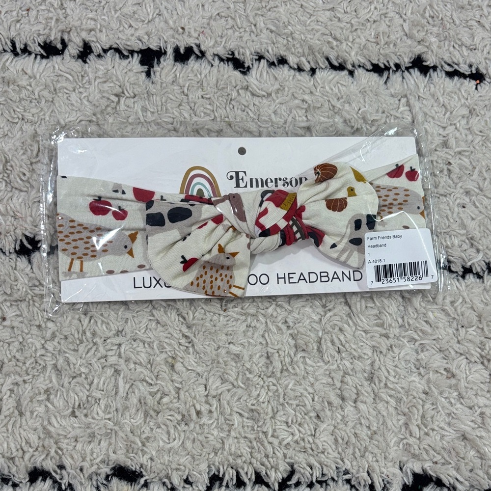 Emerson & Friends Farm Friends Headband